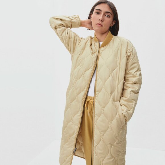 Everlane The ReNew Long Liner Yellow Base - Size XXS - Picture 1 of 1